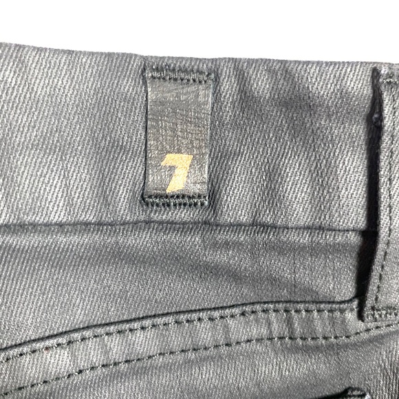 7 for all man kind black jeans - Picture 4 of 4